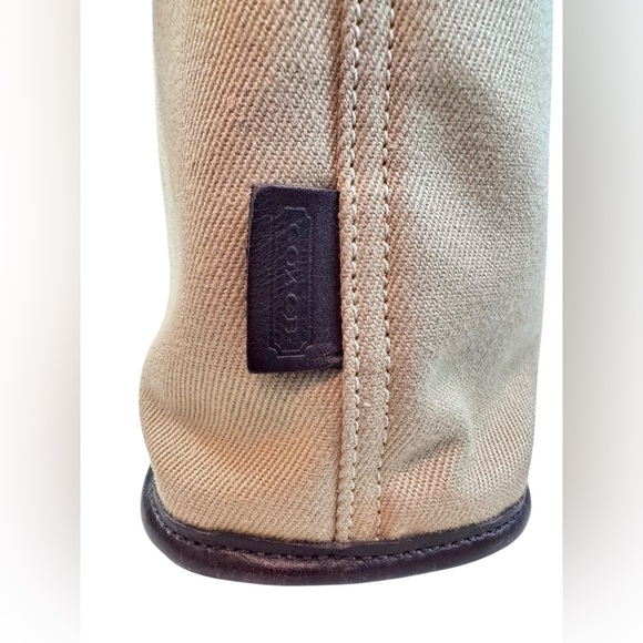 ‼️1999 COACH Greenwich Twill/Leather Tote‼️ - Picture 10 of 14